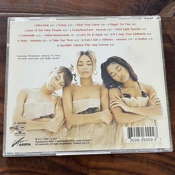 TLC CrazySexyCool CD 1994 LaFace Records - Picture 3 of 8